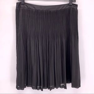 Rosemunde Copenhagen Black Pleated Midi Skirt Size 40